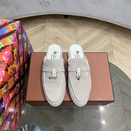 GLS19 Leather shoes Women35-42 Man40-45 Slipper with box