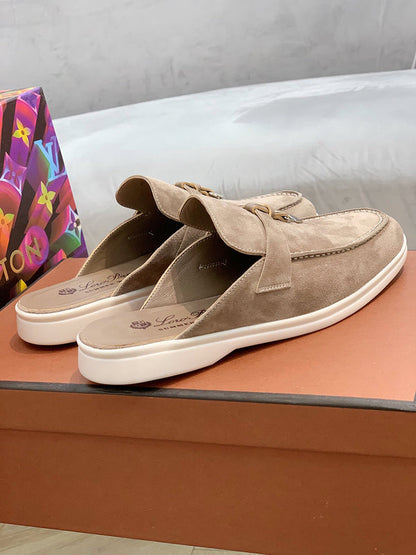 GLS19 Leather shoes Women35-42 Man40-45 Slipper with box