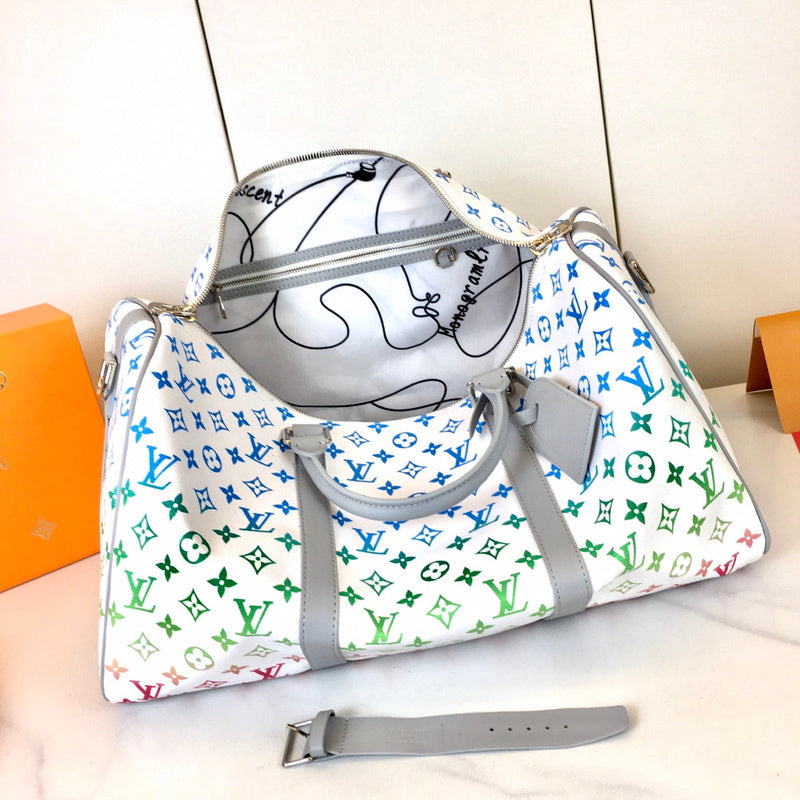 LLP185 Leather Bag 45-27-20CM Travel  for women and men Bags