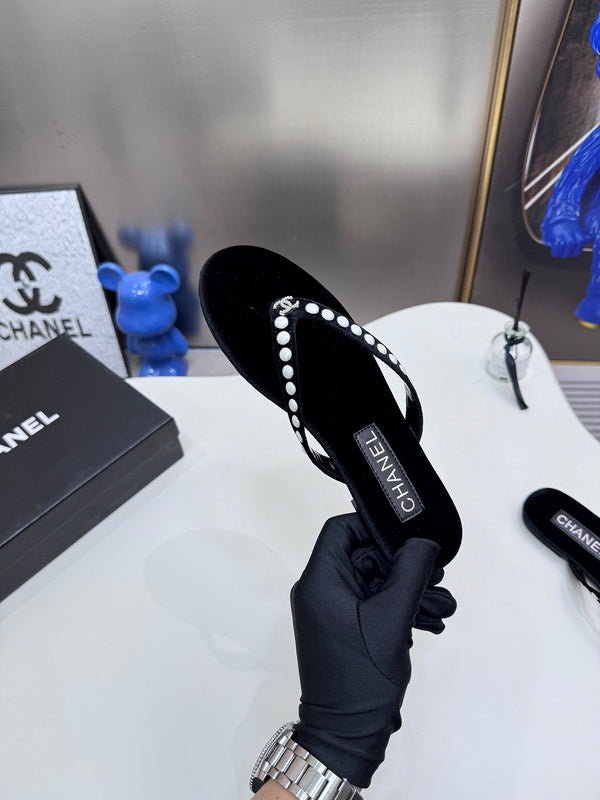 MBCS4 Leather Slippers Size 35-42 Shoes with Box