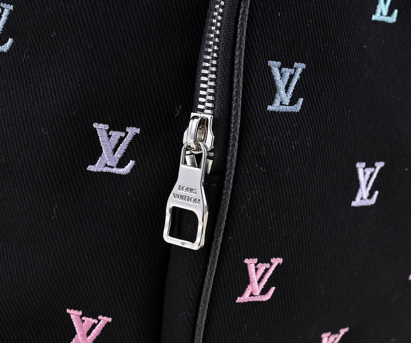 LLP196 Leather Bag 32-40-19CM Embroidery Travel Bags