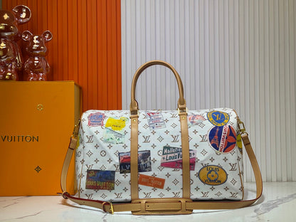 LLP195 Leather Bag 45-27-20CM Travel Bags