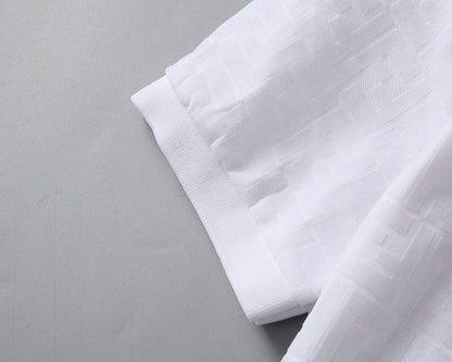 FDC10  Men's short sleeved lapel polo shirt clothing