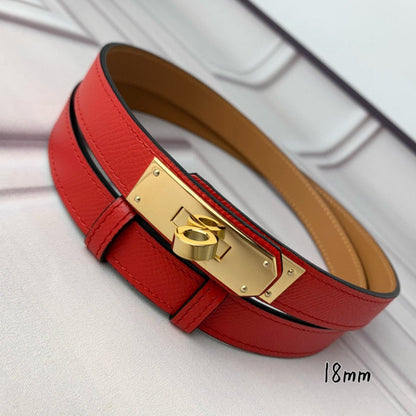 HBL7 Real leather 1.8CM 95-110CM Belt with all packing