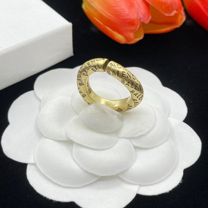 BR1 Ring 316L steel plating gold Jewelry