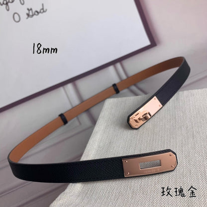 HBL7 Real leather 1.8CM 95-110CM Belt with all packing