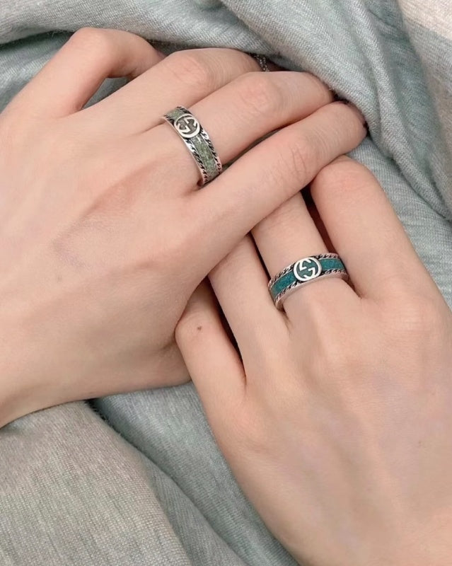 J145  Men's and women's vintage ring jewelry