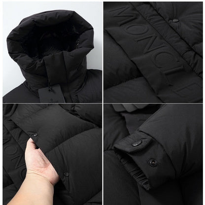 MOC72  New fall and winter hooded stand-up collar down jacket