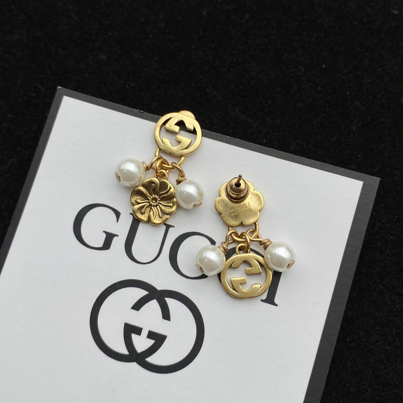 GE72 Double G flower stud earrings  Jewelry