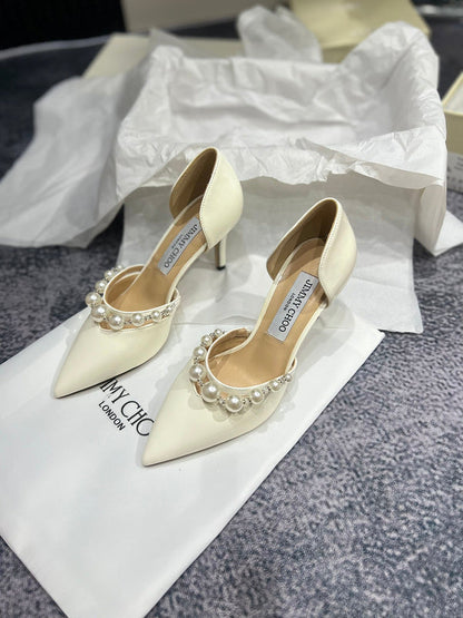 MBJS1 Leather 7CM Slippers Size 35-42 Shoes with Box