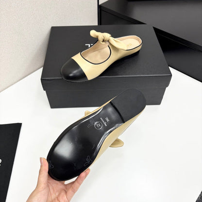 MBCS11 Leather Slippers Size 35-40 Shoes with Box