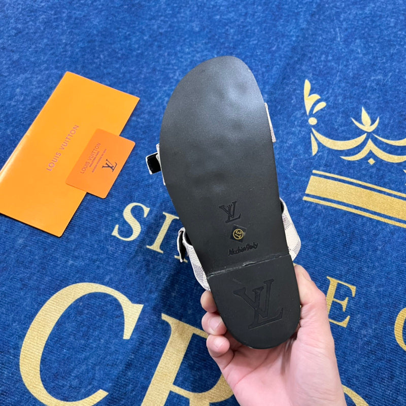 MJLS08 Women slipper Leather Shoes 35-42 with box