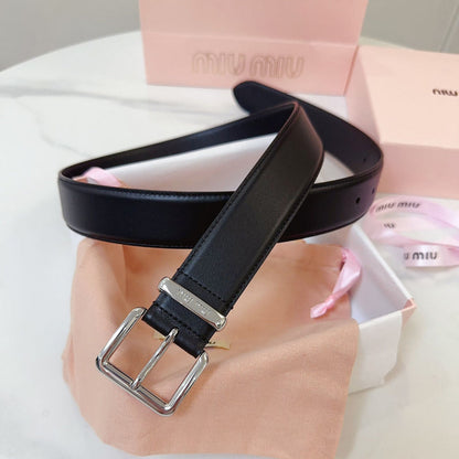 MBL4 Real leather 3.5CM 95-110CM Belt with all packing