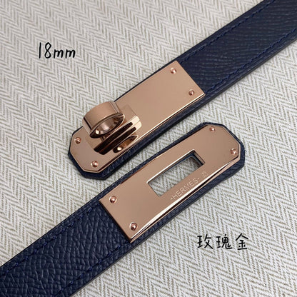 HBL7 Real leather 1.8CM 95-110CM Belt with all packing