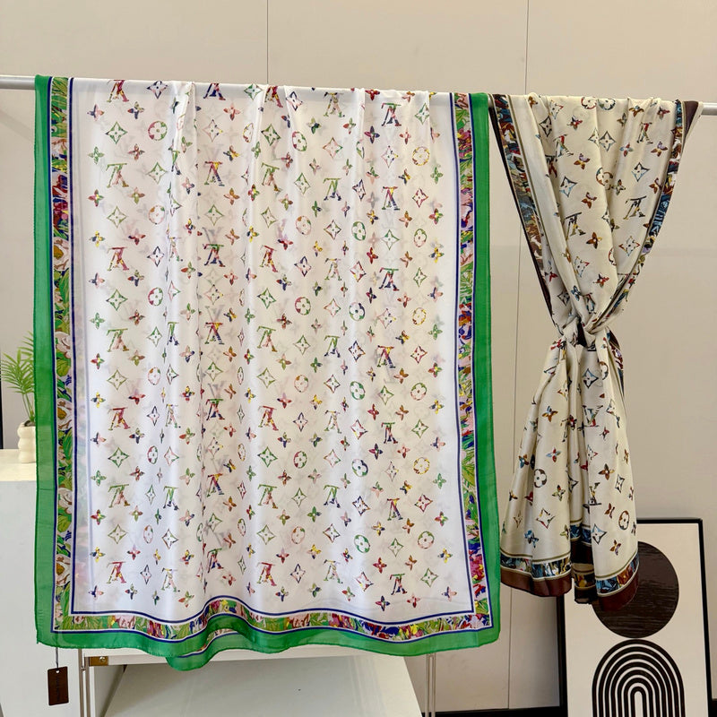 XLC08 Silk satin 90-180CM Scarf