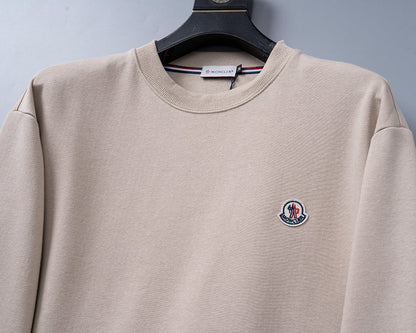 MOC032   New men's autumn and winter double-sided cotton new pullover hoodie clothing