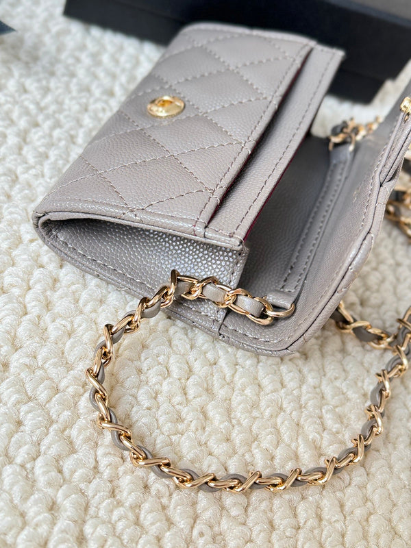 LCP02 Wallet Bag 13.1-7.5-2.1CM Leather bags with box