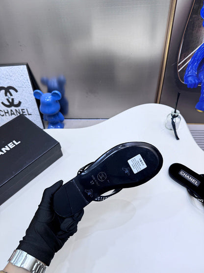 MBCS4 Leather Slippers Size 35-42 Shoes with Box