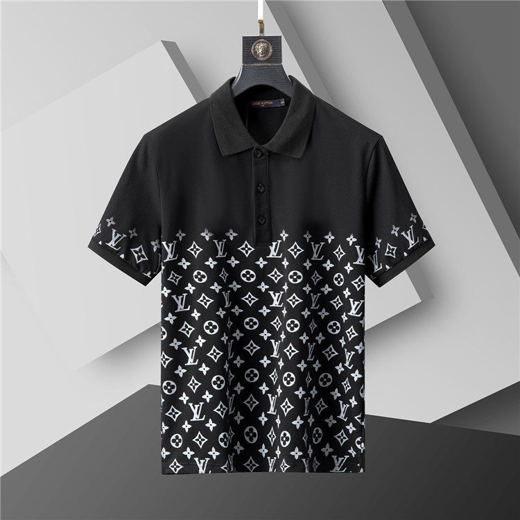 LVC178 Men's short sleeved lapel polo shirt clothing