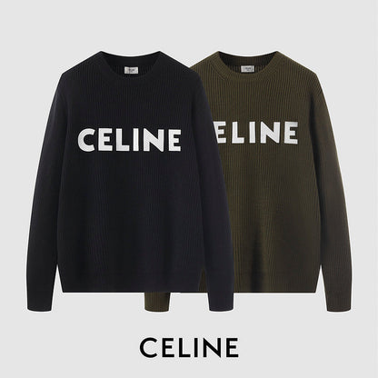 CEC2  Men's and women's letter sweaters, fashionable and western