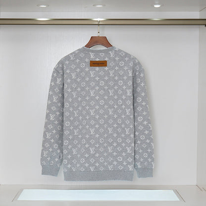 LVC403 New men's and women's spring and autumn hoodies, round neck pullovers, pure cotton clothing