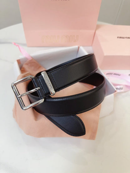 MBL4 Real leather 3.5CM 95-110CM Belt with all packing