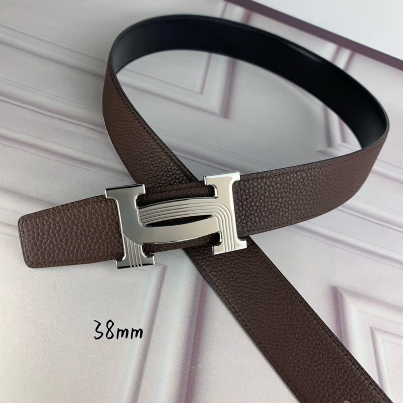 HBL5 Real leather 3.8CM 95-125CM Belt with all packing