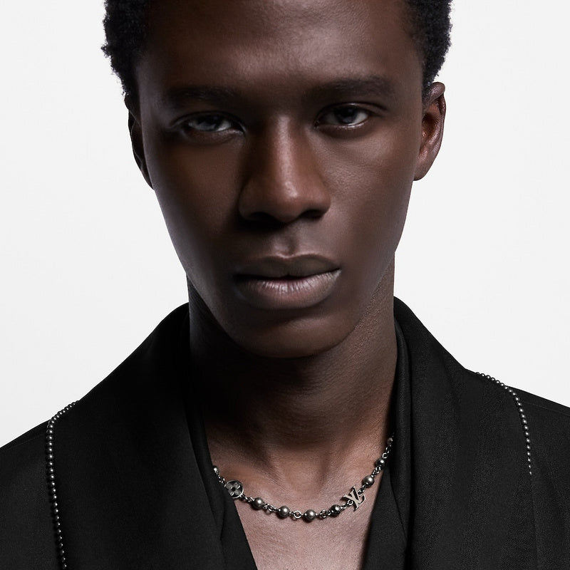 X678 Men's Titanium Steel Necklace Bracelet Set Jewelry