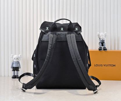 LLP196 Leather Bag 32-40-19CM Embroidery Travel Bags