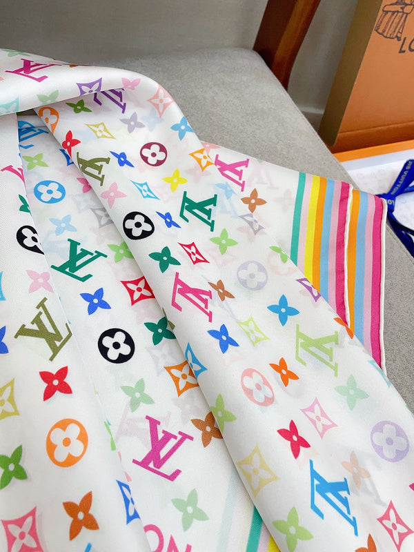 XLC29 Silk satin 90-90CM Scarf