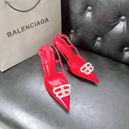 MBS11 Slippers Women 8CM heel shoes 35-42 With box