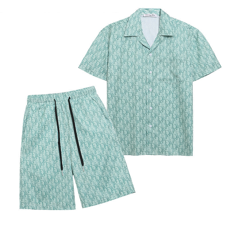 DIC123 New Fashion Summer Suit Short Sleeve Shirt Shorts  Clothing