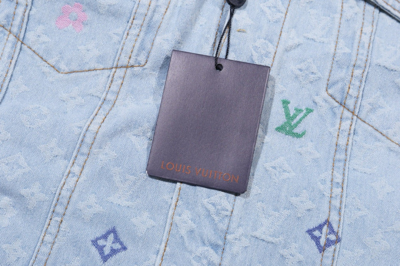 LVC020   New high-quality spring and autumn men'sand women’s jacket denim jacket clothes