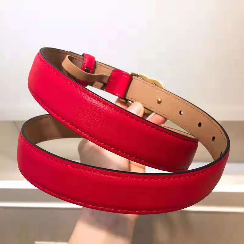 GCBL24 wide Real Leather 2.5CM total length 95-110cm Belt with all packing