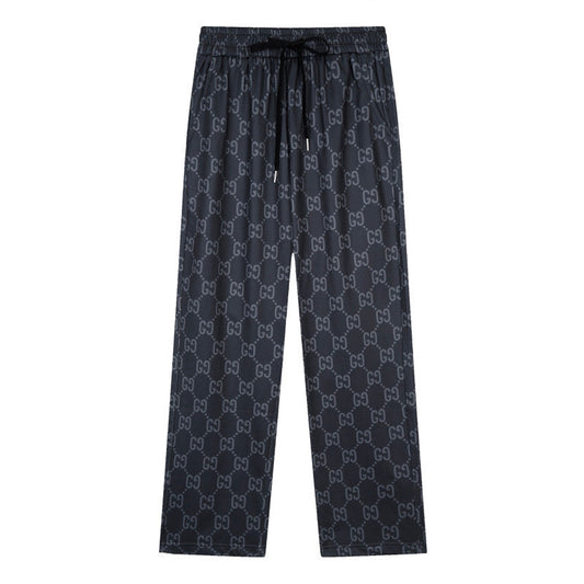 GUC098 New men's and women's spring and autumn thin pants, elastic waistband casual pants clothing