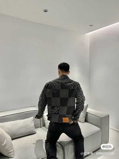 LVC021  New high-quality spring and autumn men'sand women’s  jacket denim jacket clothes