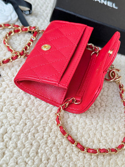 LCP02 Wallet Bag 13.1-7.5-2.1CM Leather bags with box