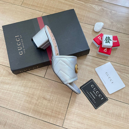 MJGS60 Slippers 6.5CM Women shoes 35-40 With box