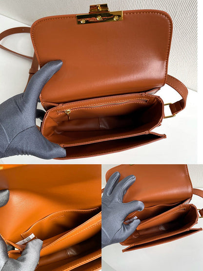 LCP16 Leather shoulder bag 18.5-14-6CM Bag