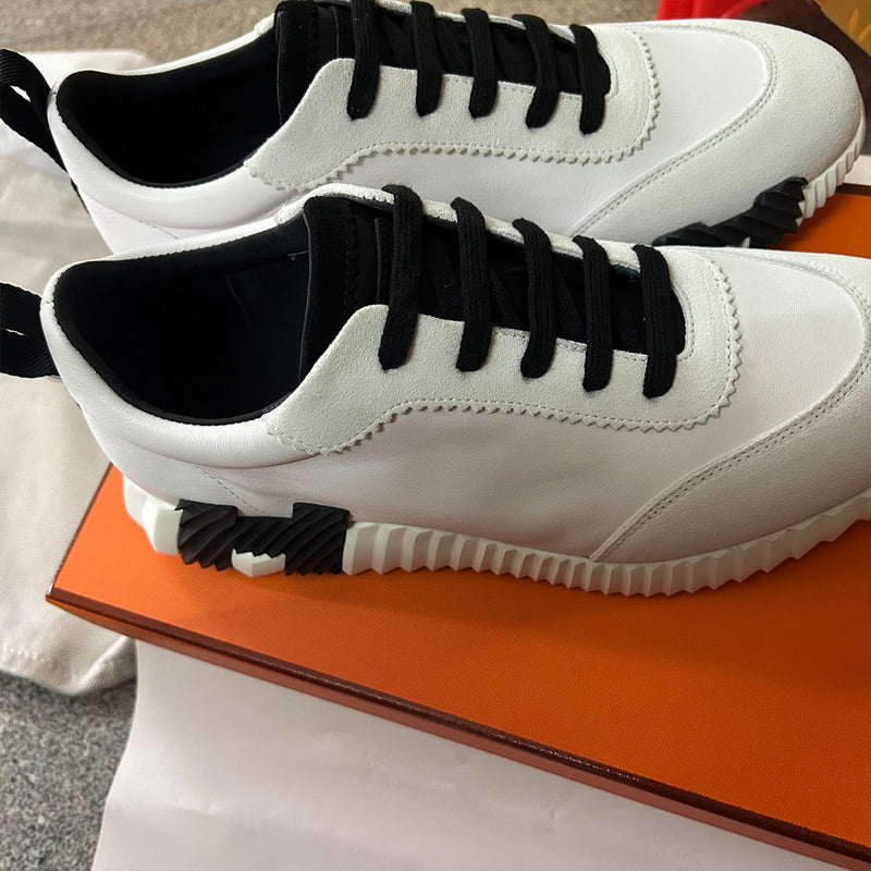 BMHS9 Leather Shoes Women35-41 Man 40-44 with box