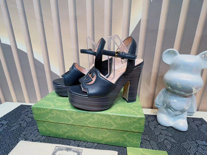 JHGS13 Slipper 12CM Heel Size 35-42 Shoes with box