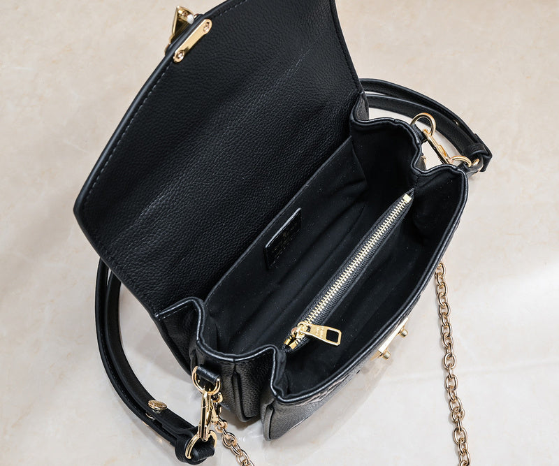 LLP040 Leather bag 21.5x13.5x6CM Bags