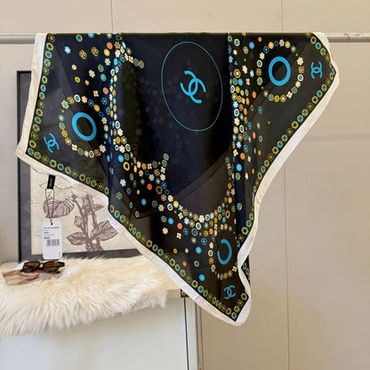 XCC35 Silk satin 70-70CM scarf