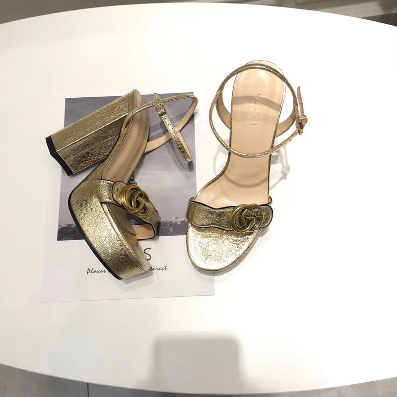 OGS4 Women real leather 8 Or 10CM shoes size 35-42 with box