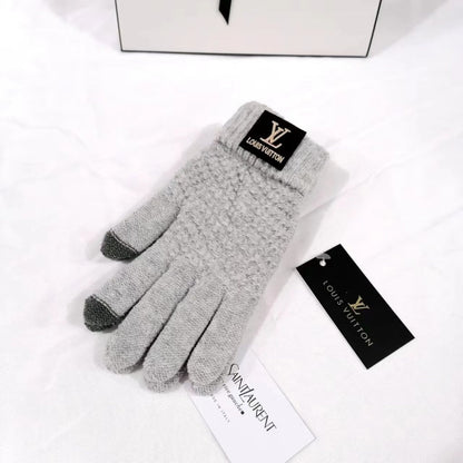 PLG5  New warm knitted gloves for autumn and winter