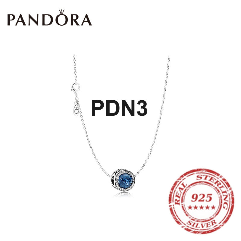 PDN3 925 Sterling Silver Necklace High Quality  Jewelry