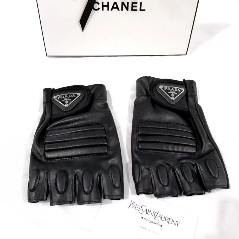 PPG2   New fashionable leather half finger gloves
