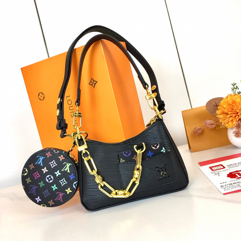 LLP022 Leather Bag 19-13.5-6.5CM Shoulder Bags