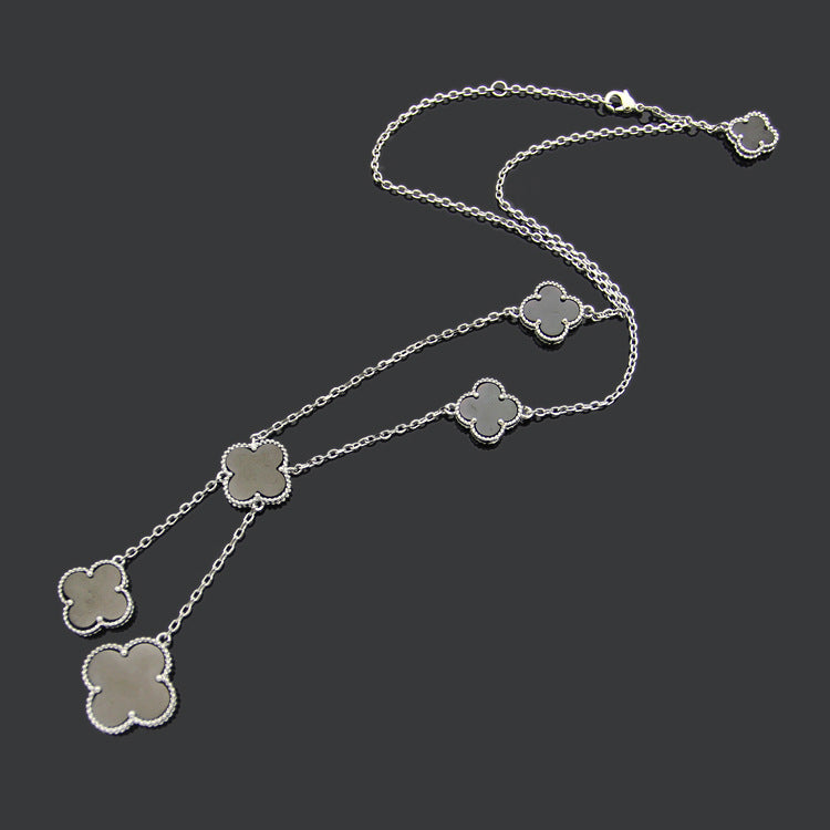 VAN24 Clover Shell Necklace gold plated necklace for women  Jewelry