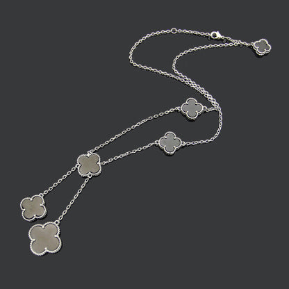 VAN24 Clover Shell Necklace gold plated necklace for women  Jewelry